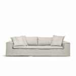 Luca Grande 3-Seat Sofa Off White