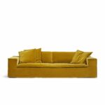 Luca Grande 3-Seat Sofa Amber