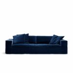 Luca Grande 3-Seat Sofa Deep Blue