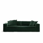 Luca Grande 3-Seat Sofa Emerald Green
