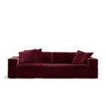 Luca Original 3-Seat Sofa Ruby Red