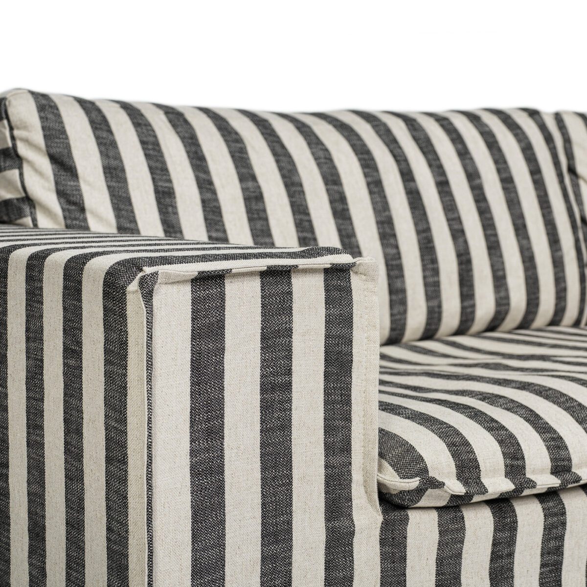 Luca Grande 3-Seat Sofa Stripe Blue