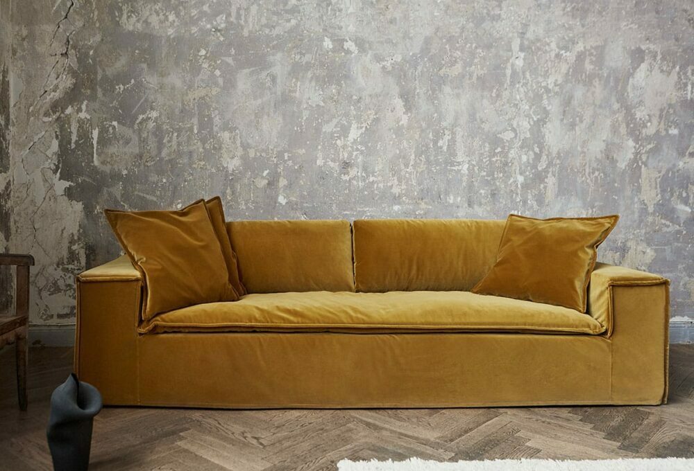 Luca Grande 3-Seat Sofa Dusty Pink