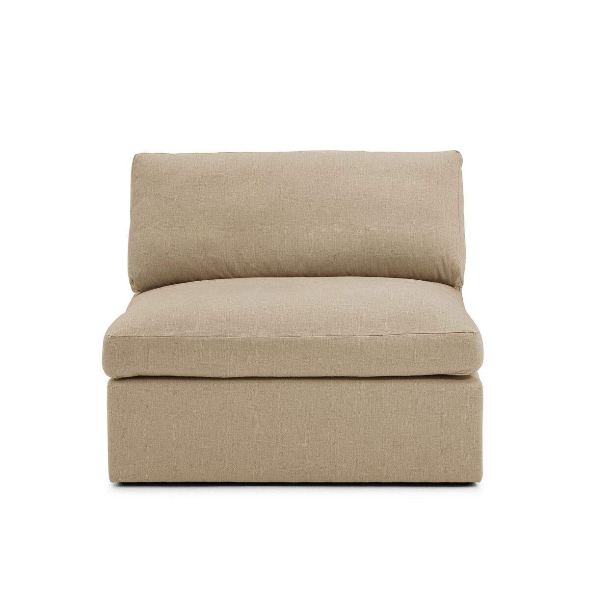 Lucie Grande 3-Seat Sofa (Without Armrests) Khaki