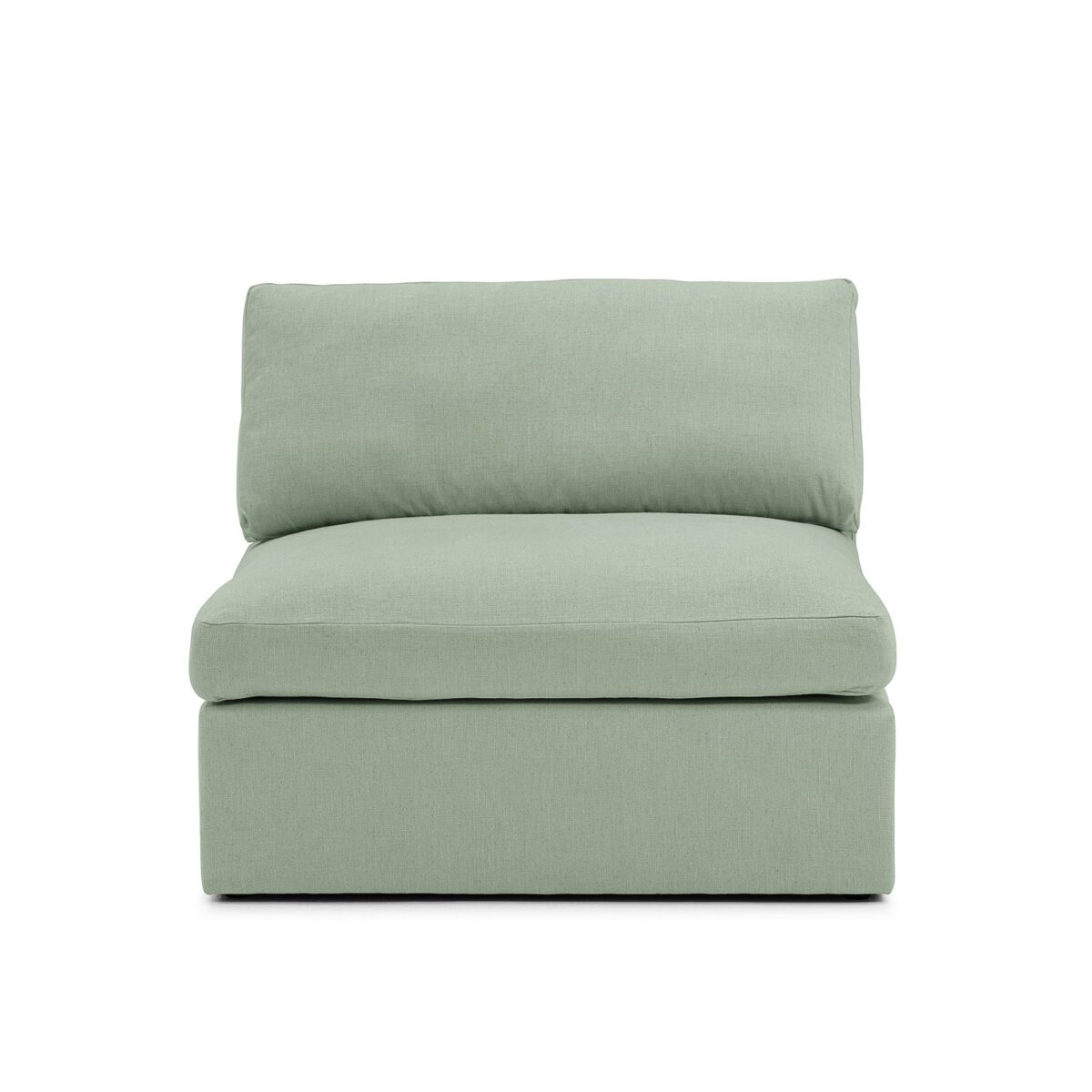 Lucie Grande 3-Seat Sofa (With Ottoman) Pistachio