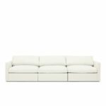 Lucie Grande 3-Seat Sofa True White