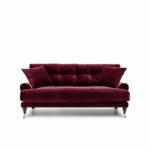 Blanca 2-Seat Sofa Ruby Red