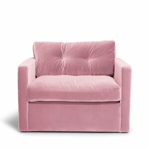 Dahlia Armchair Dusty Pink Velvet