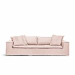 Luca Grande 3-Seat Sofa Blush