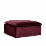 Luca Ottoman Ruby Red