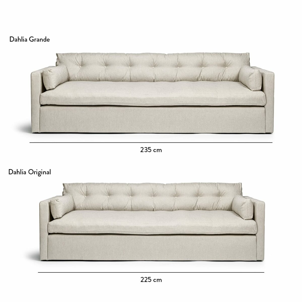 Dahlia Grande 3-Seat Sofa Stripe