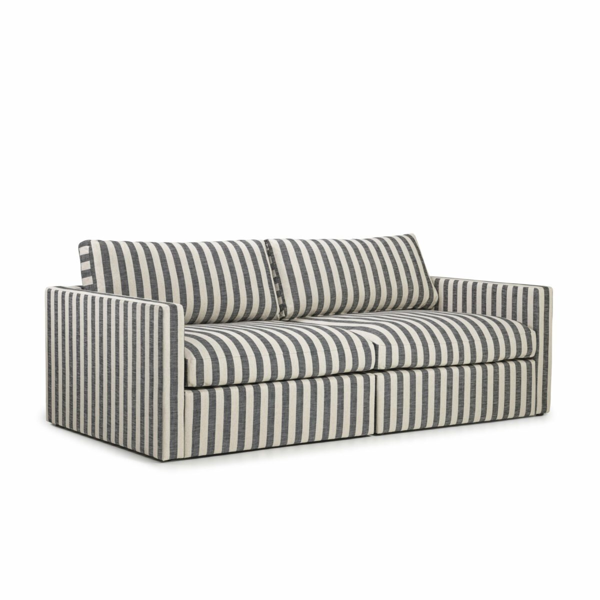 Lucie Grande 2-Seat Sofa Stripe Coral