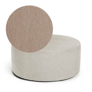 Blanca Ottoman Elephant is pouf in light brown chenille from MELIMELI