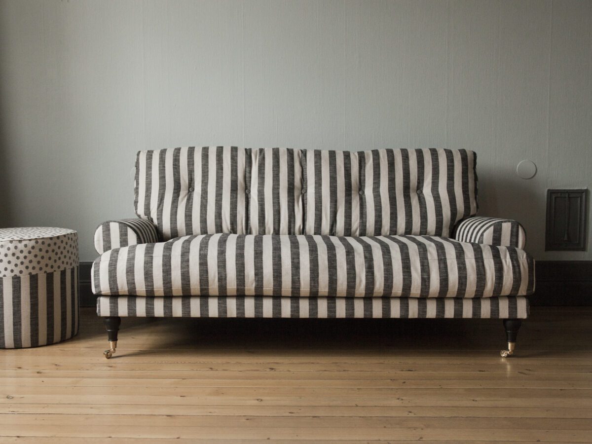 Blanca 2-Seat Sofa Stripe