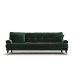 Blanca 3-Seat Sofa Emerald Green