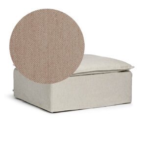 Luca Ottoman Elephant is pouf in light brown chenille from MELIMELI