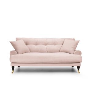 Blanca 2-Seat Sofa Blush is a sofa in pink linen from MELIMELI