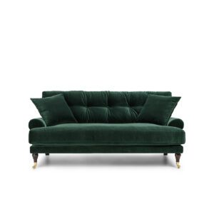 Blanca 2-Seat Sofa Emerald Green is a sofa in green velvet from MELIMELI
