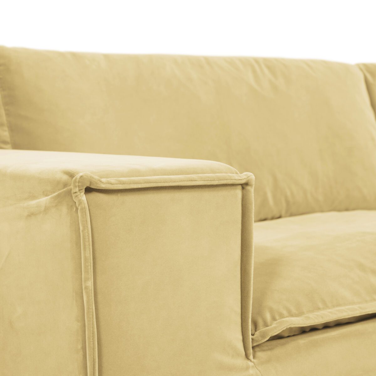 Luca Grande 3-Seat Sofa Creme