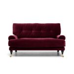 Blanca Love Seat Ruby Red