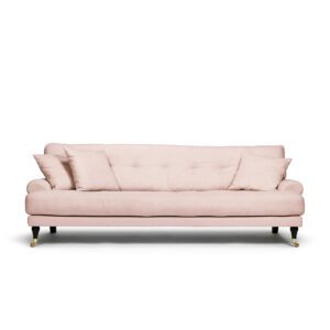 Blanca 3-Seat Sofa Blush is sofa in pink linen from MELIMELI