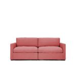 Lucie Grande 2-Seat Sofa Coral