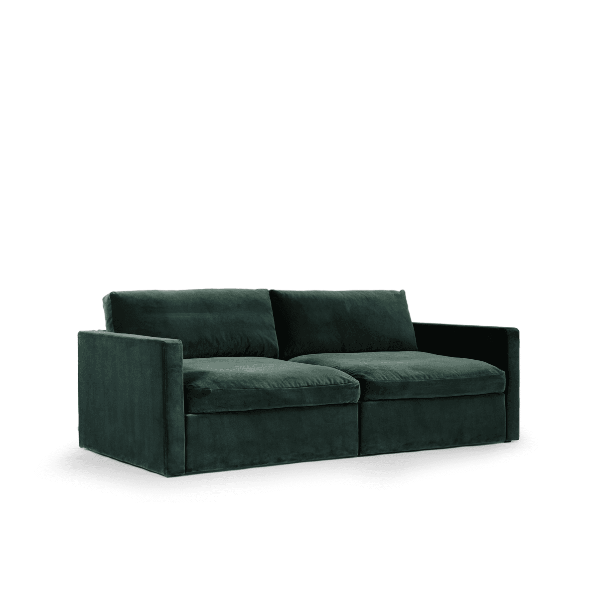Lucie Grande 2-Seat Sofa Emerald Green