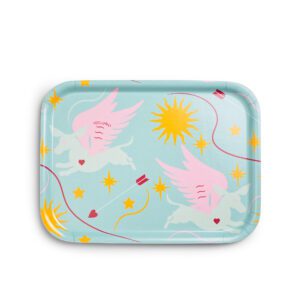 Colourful tray with dogs