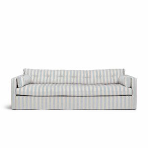 Striped sofa in linen from Melimeli