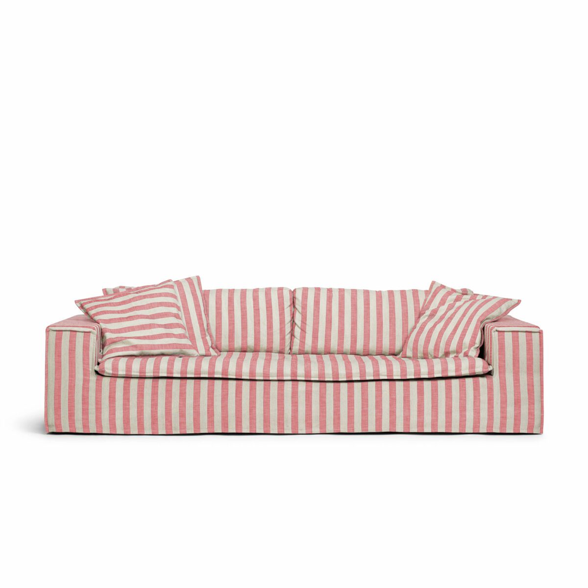 Cover Luca Original 3-Seat Sofa Stripe Coral