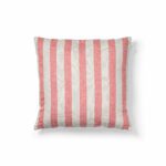 Cushion Cover Stripe Coral