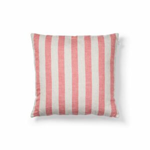 Cushion Cover Stripe Coral 50x50