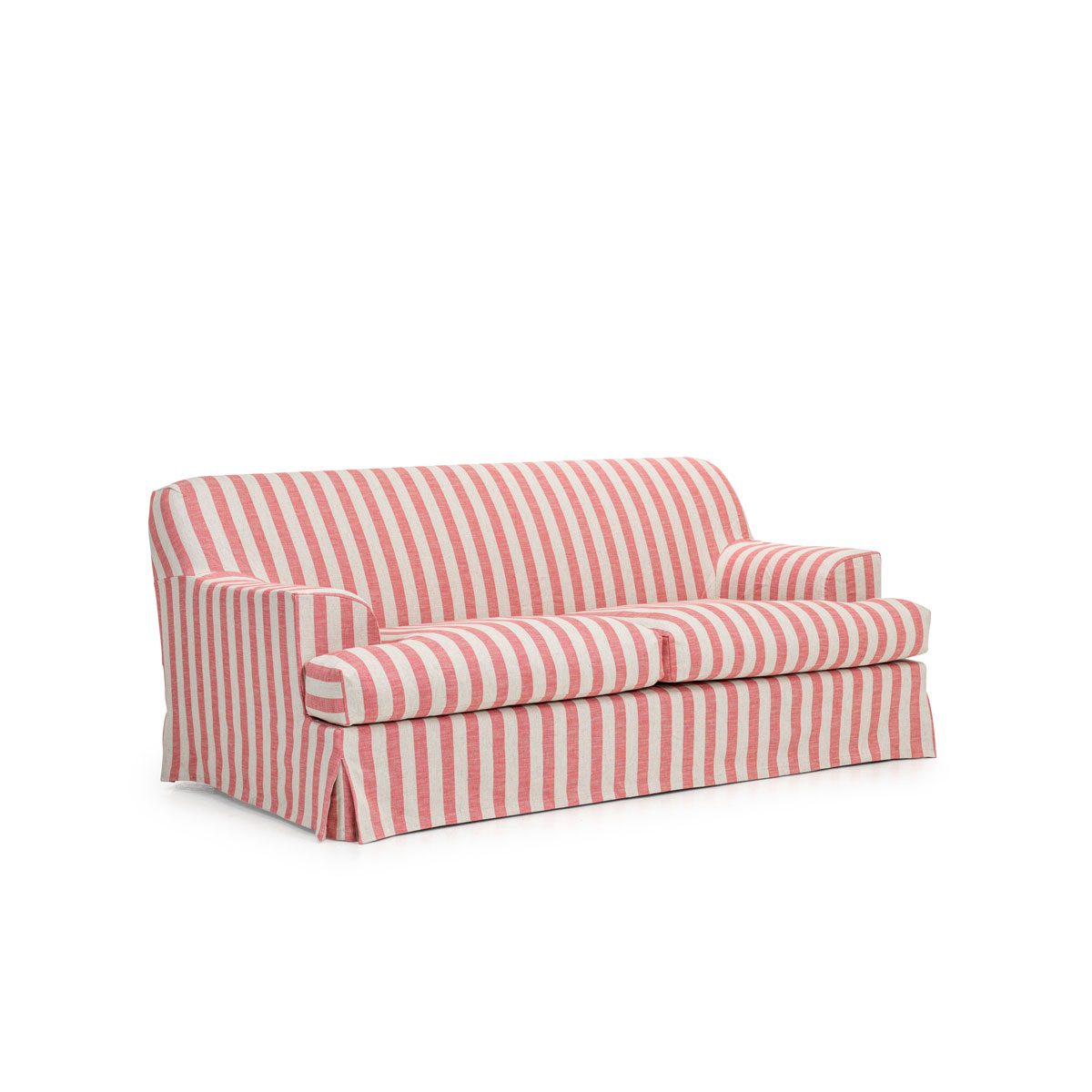Frances 2-Seat Sofa Stripe Coral